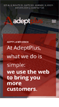 Mobile Screenshot of adeptplus.com